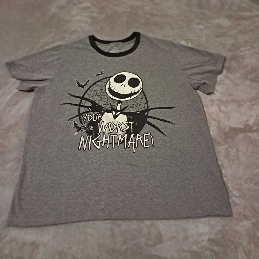 Disney The Nightmare Before Christmas "Your Worst Nightmare T-Shirt Men's Sz XL